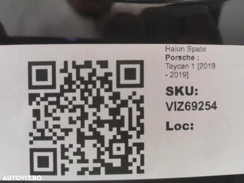 Haion Capota Portbagaj Porsche  Taycan 1 [2019 - 2019] 2020 2021 2022 - 8