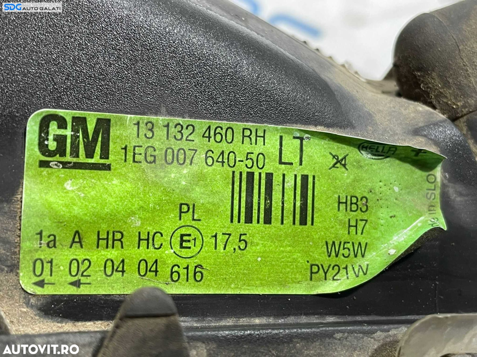 Far Dreapta EUROPA Opel Astra G 1998 - 2007 Cod 13132460 RH 1EG007640-50 [L3955] - 3