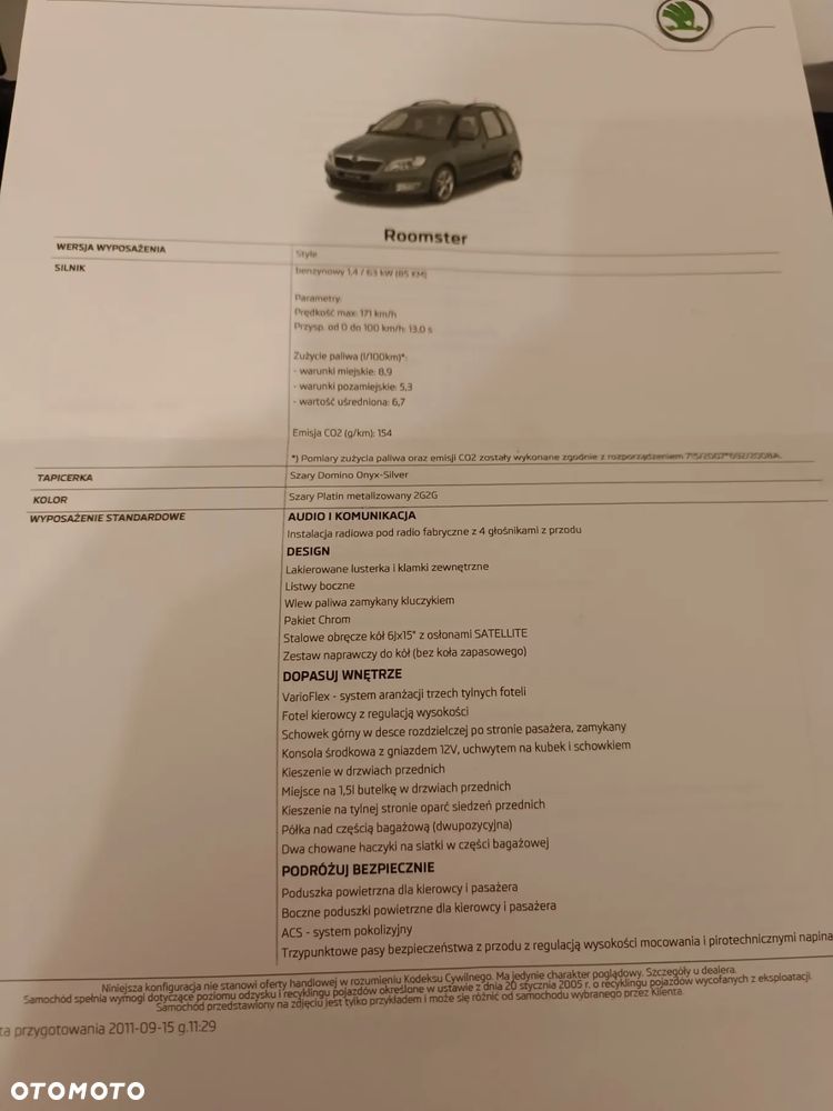 Skoda Roomster 1.4 16V - 17