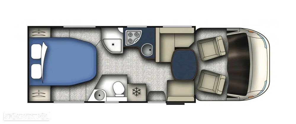Roller Team Zefiro 265 TL *CAMA CENTRAL+BASCULANTE* - 32