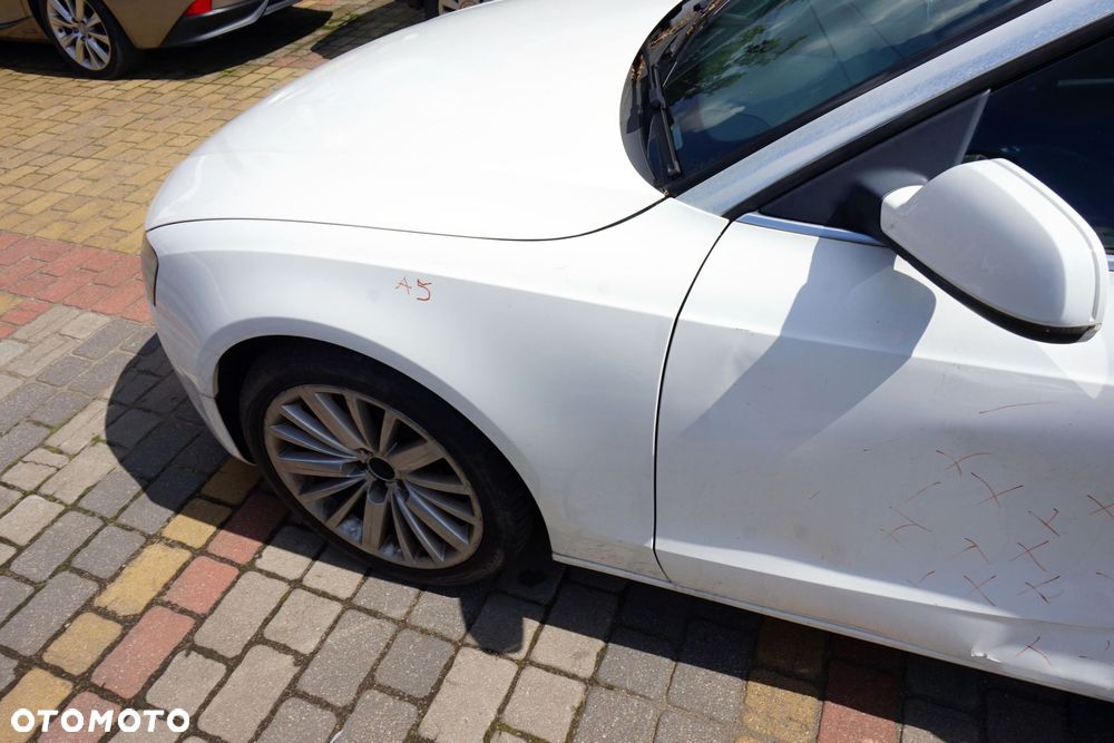 MASKA ZDERZAK BŁOTNIKI LAMPY A5 I 8T LY9C  AUDI 2007-2016 BIAŁY PRZÓD KOMPLETNY - 15