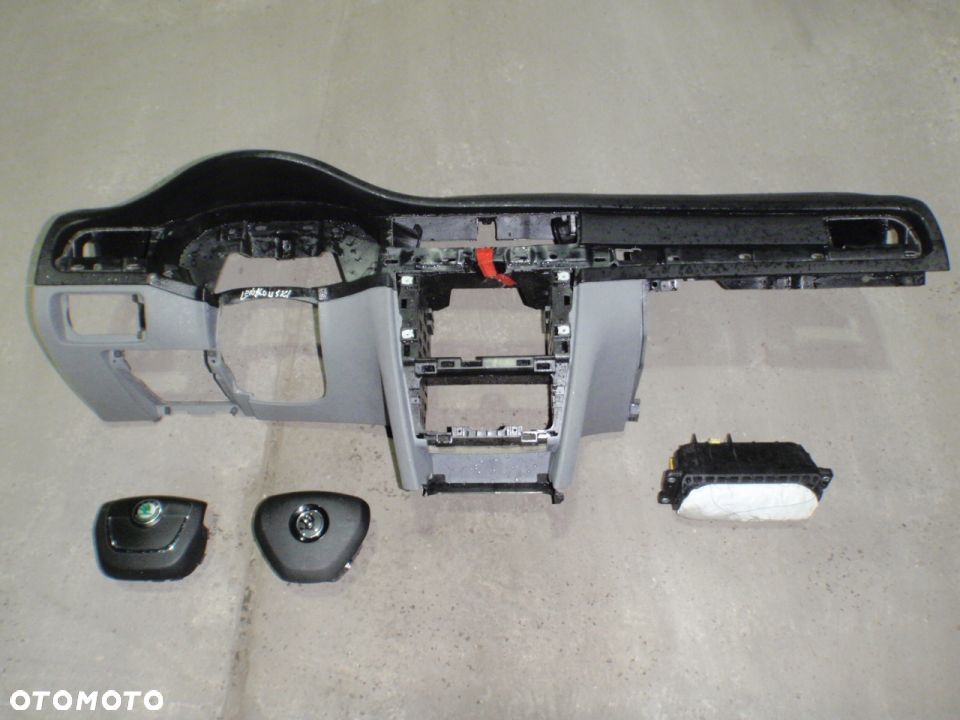 SKODA SUPERB II 2 DESKA KONSOLA PODUSZKI AIRBAG 3T - 1