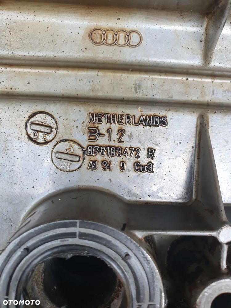 POKRYWA ZAWORÓW ALUMINIOWA AUDI VW 2.4 2.8 V6 30V O NR 078103472R - 2