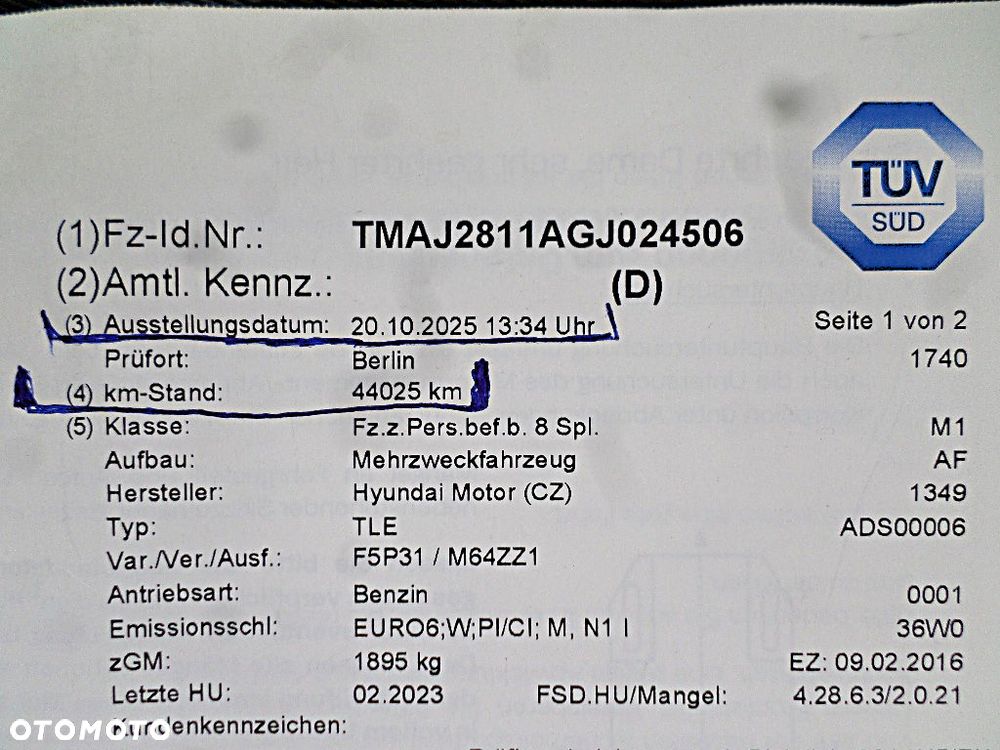 Hyundai Tucson blue 1.6 GDi 2WD Classic - 3