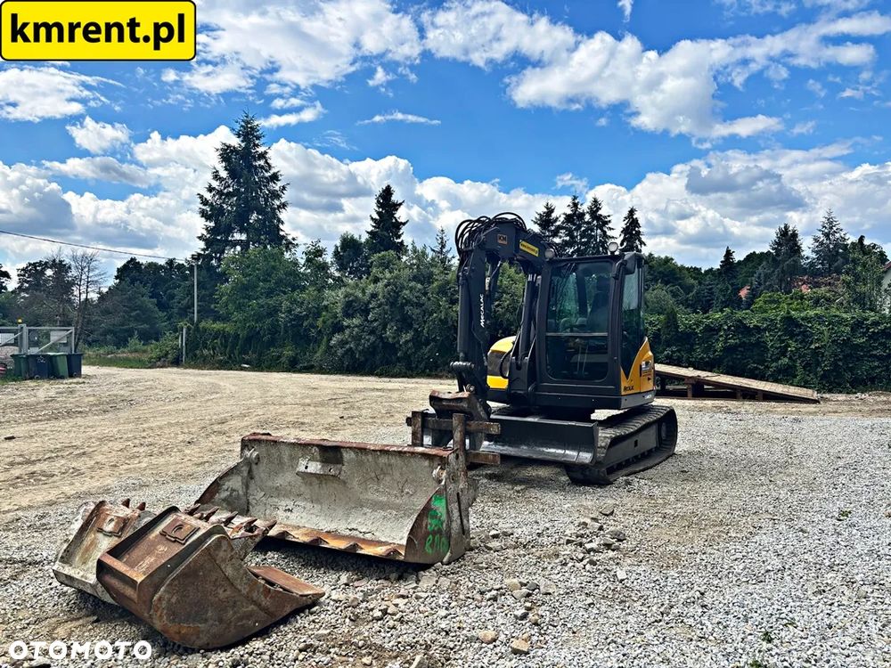 Mecalac 8 MCR MINI-KOPARKA 2012R. | MECALAC 6 MCR, JCB 8065 8080 8085 85 Z VOLVO ECR 88, CAT 308, 307 , BOBCAT 80 KOMATSU PC 88 - 17