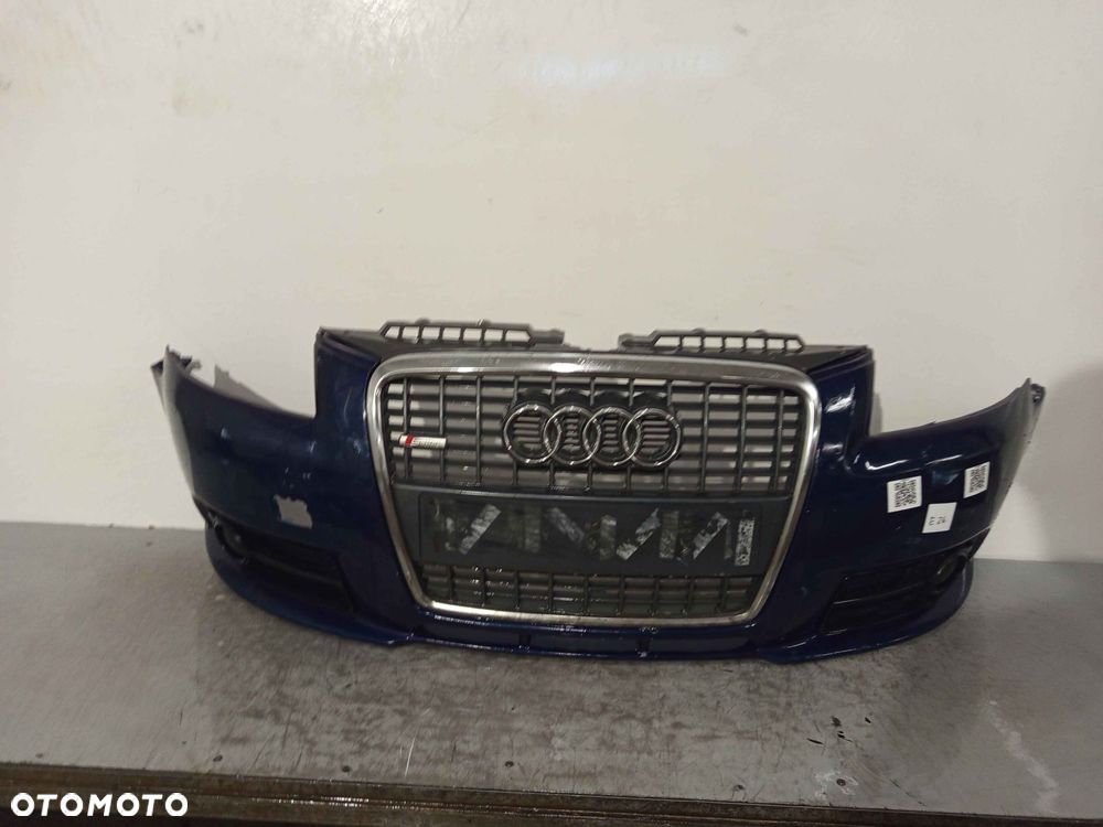 + ZDERZAK PRZÓD PRZEDNI AUDI A3 8P LIFT FL S LINE S3 8P LZ5A GRANAT GRANATOWY HALOGENY DO NAPRAWY ! - 1
