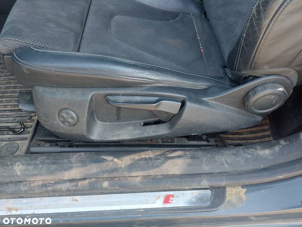 FOTELE KOMPLET LEWY PRAWY KANAPA TYŁ + BOCZKI AUDI A5 8T SLINE - 4
