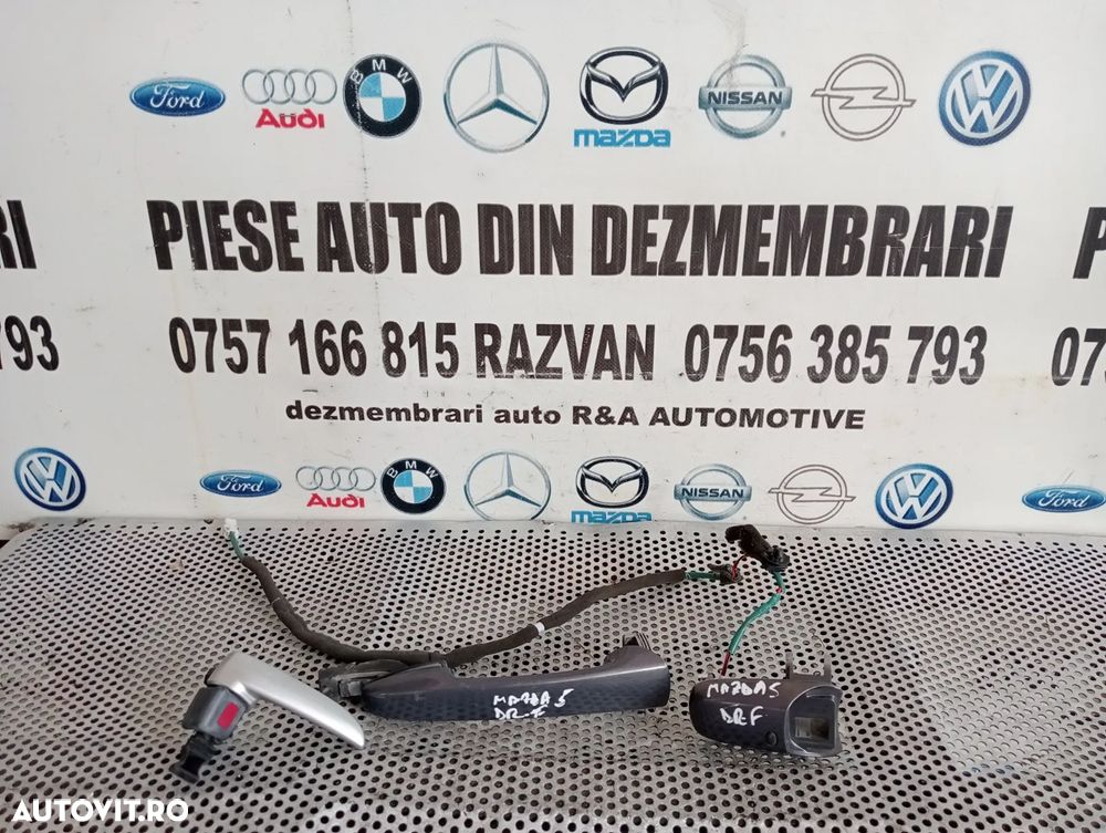 Maner Usa Stanga Dreapta Fata Keyless Entry Mazda 5 An 2005-2006-2007-2008-2009-2010 Volan Stanga - - 3