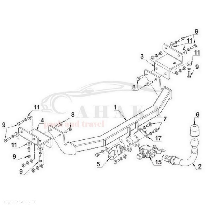 Hak Holowniczy Automat Do Hyundai I30 Hatchback 2012-2016 - 3