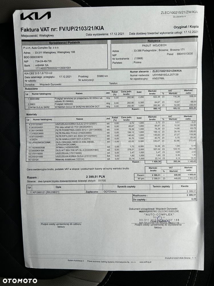 Kia Ceed 1.6 CRDi GT Line DCT - 37