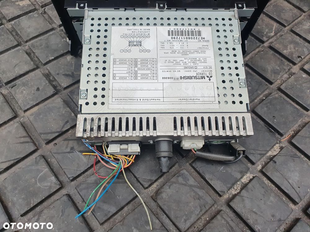 RADIO FABRYCZNE MITSUBISHI COLT Z30 VI 04- MZ314167 RADIOODTWARZACZ MP3 - 5