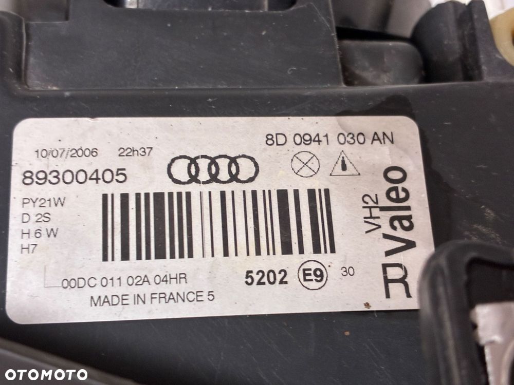 AUD A4 B5 SOCZEWKA LAMPA PRZÓD PRZEDNIA PRAWA  EUROPA 8930405B 8D0941030 - 3