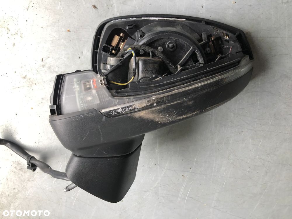 R-306 Lusterko Prawe 021262 Audi A3 8V 6 PIN Uszkodzone 8V1857409R 2016-2020R - Gwarancja Wysyłka - 4