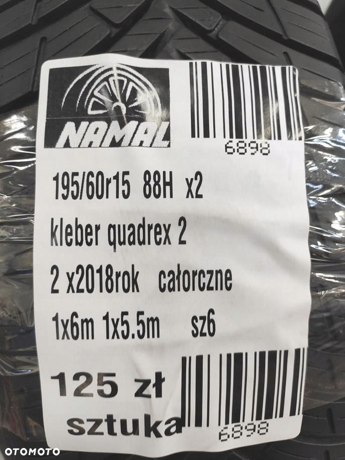 195/60r15 kleber 2018 opony cało 6mm 6898 - 9