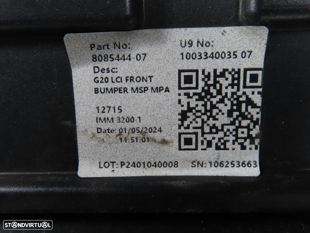 Parachoques Pack M LCI / 2ª Fase Usado / Original BMW 3 (G20)/BMW 3 Touring (G21... - 9