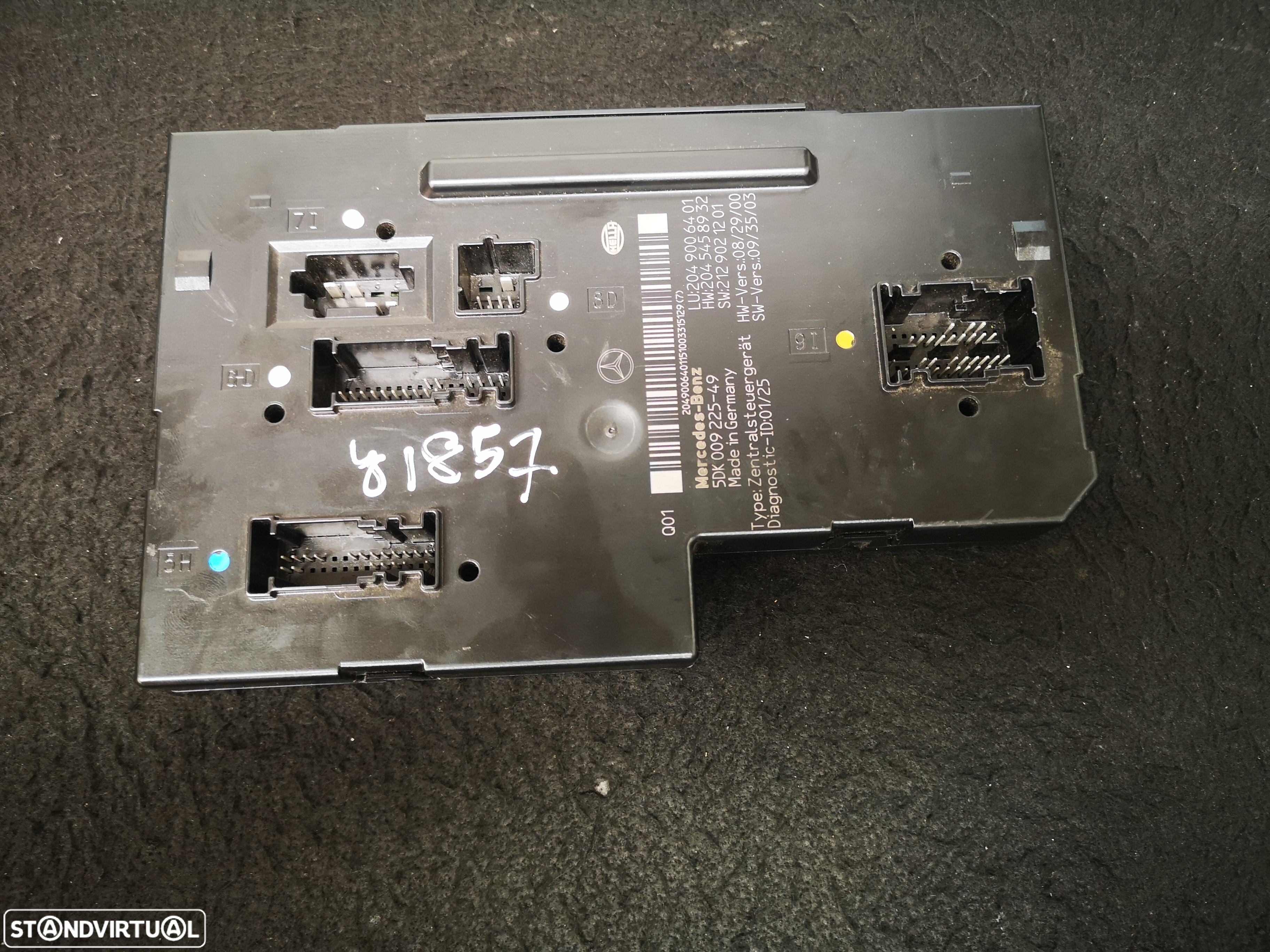 Caixa de FUSIVEIS SAM Mercedes w204 class C 2011-2014 - 5