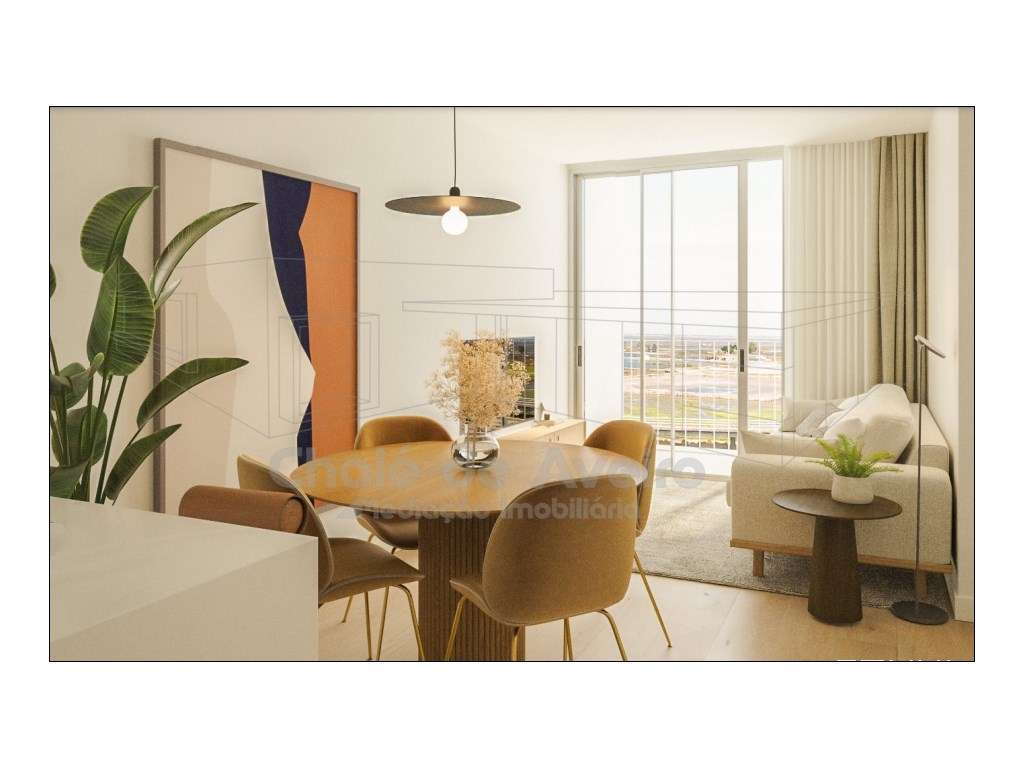 Apartamento T1 com lugar de estacionamento - CANAL SÃO ROQUE (AVEIRO) - Grande imagem: 2/8