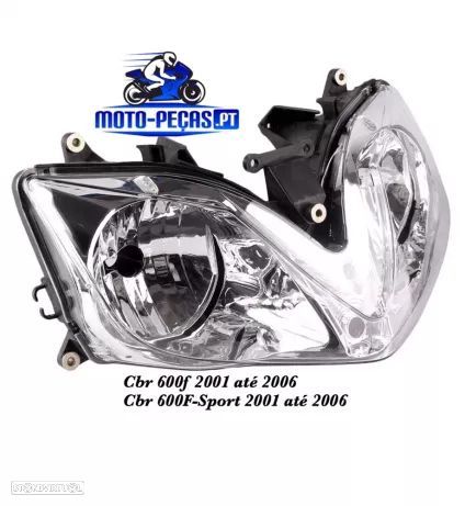 Farol honda cbr 600f fsport f-sport novo para entrega moto pecas - 1