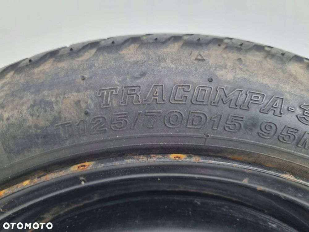 KOŁO DOJAZDOWE Toyota Yaris II dojazdówka 125/70 D15 R15 4x100 2150669 - 6