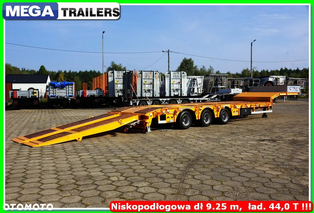 Mega Niska podłoga, DMC 54 T, oś skrętna, najazdy HYDRULICZNE 4,0 M !!! - 7