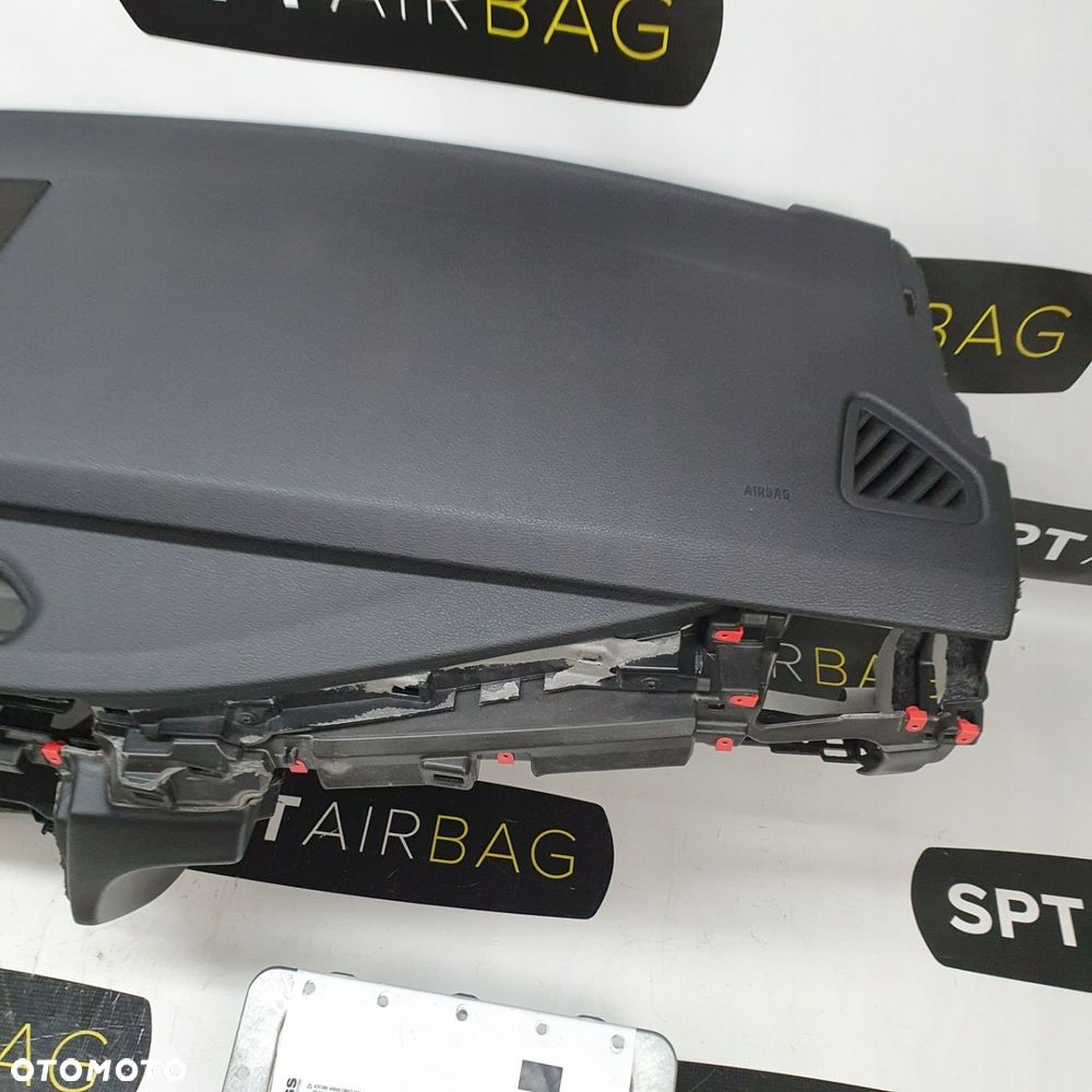 BMW X6 F16 DESKA ROZDZIELCZA KONSOLA KOKPIT PULPIT PODUSZKI AIRBAG AIR BAG PASY KIT SET - 4