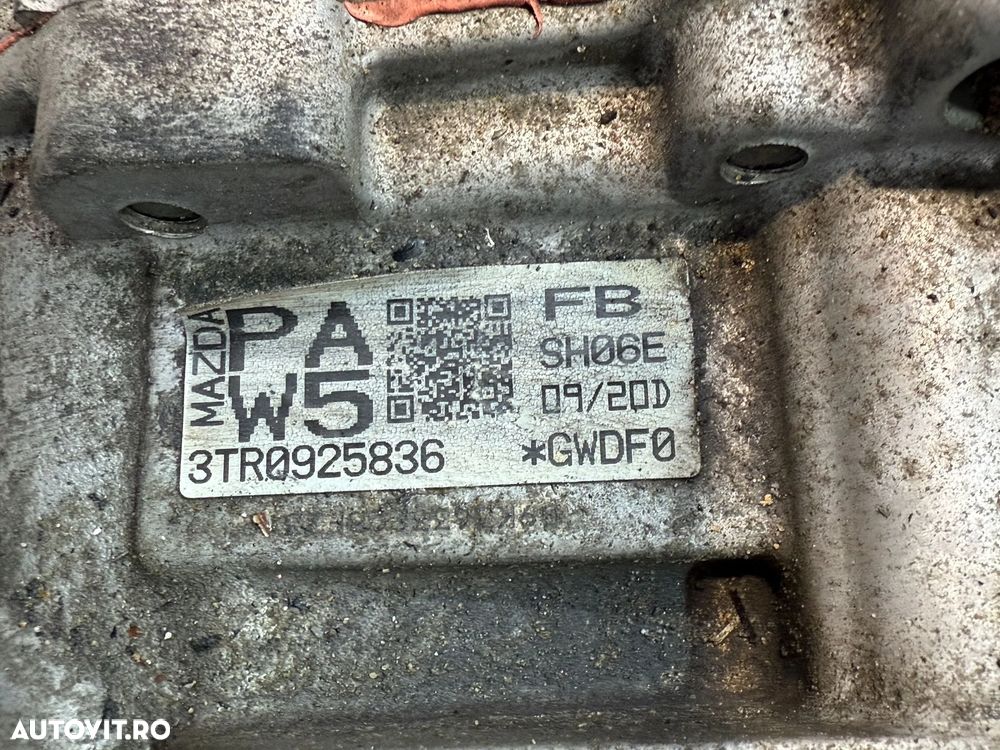 CUTIE AUTOMATA 6 VITEZE MAZDA 2.2 D Diesel 150 hp / 110 kW 2012 - 2025 SHY6 , SH01  COD: GWDF0 , 3TR0925836 , SH06E , PAW5 , FB - 7