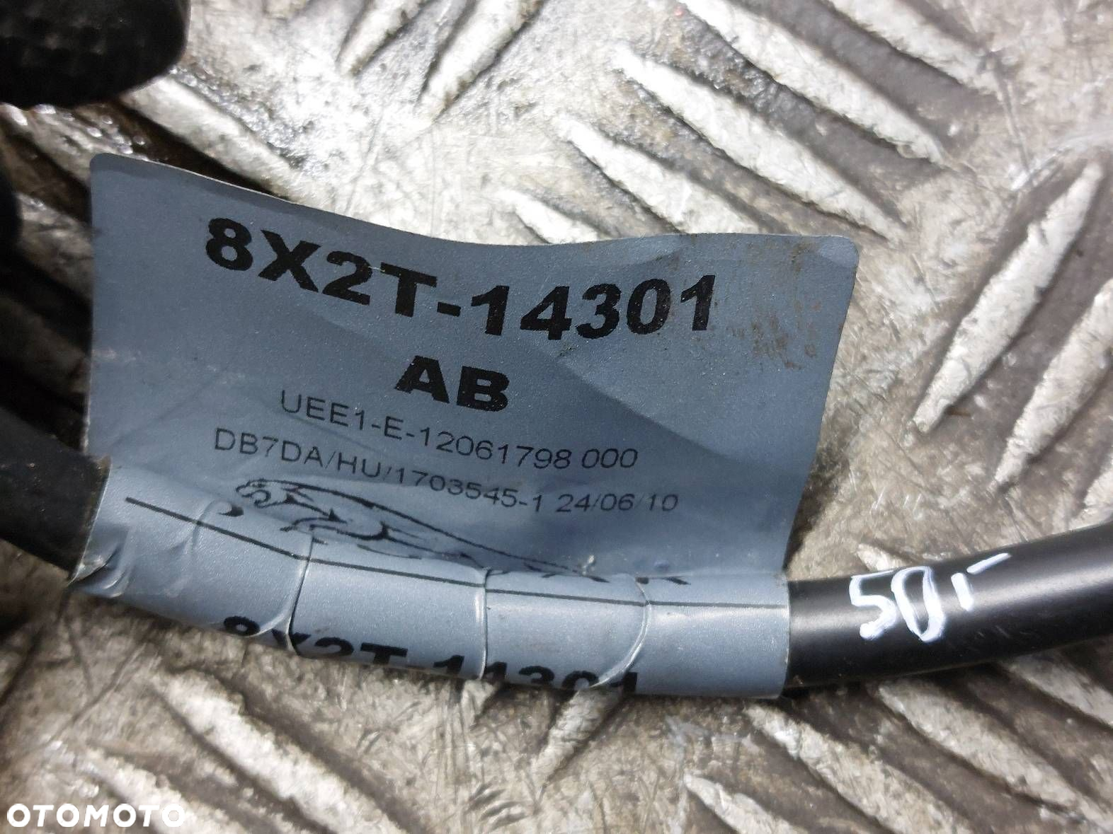 KLEMA PRZEWÓD PLUSOWY + MINUSOWY JAGUAR XF X250 5.0 V8 8X2T-14300 - 3