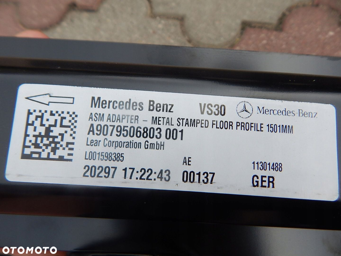 MERCEDES SPRINTER 907 910 VOLKSWAGEN CRAFTER SZYNY SZYNA MOCOWANIA FOTELA - 3