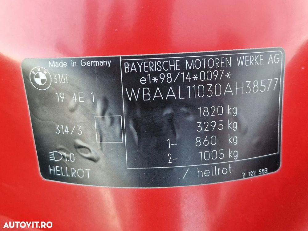 BMW Seria 3 ver-316i - 18