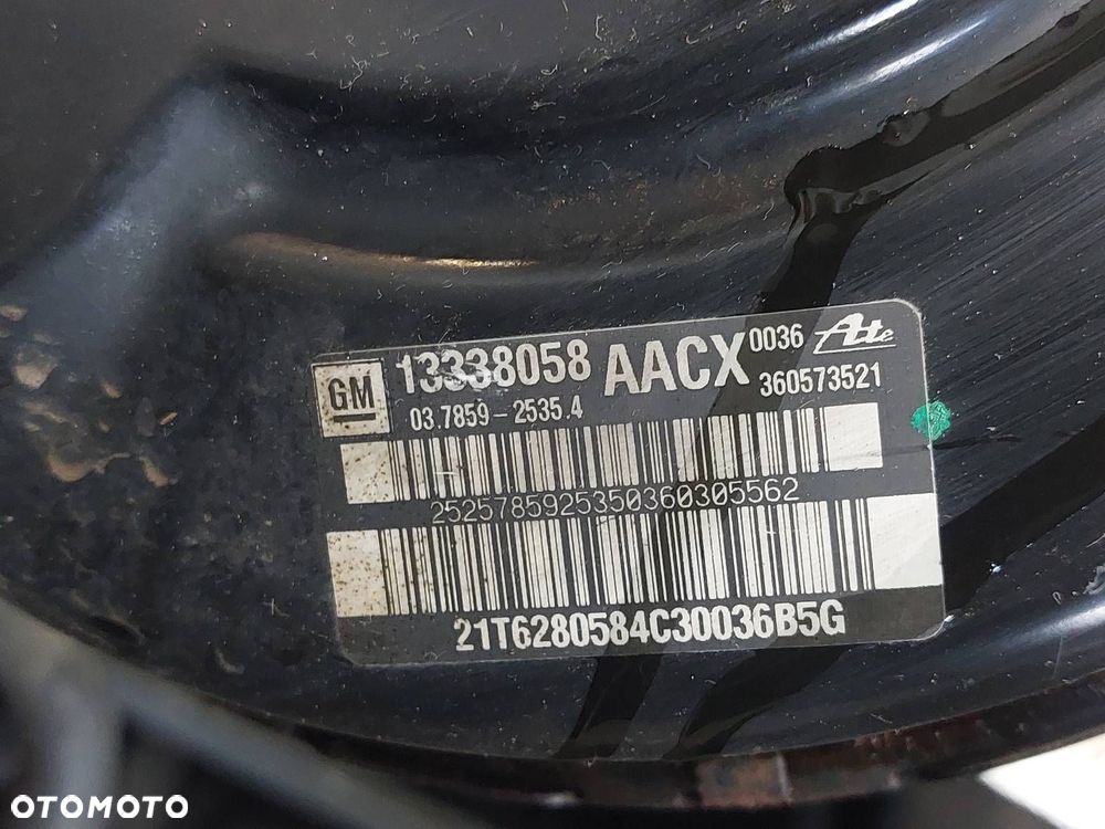 SERWO + POMPA HAMULCOWA OPEL ASTRA J 13338058 ID: 238396 - 3