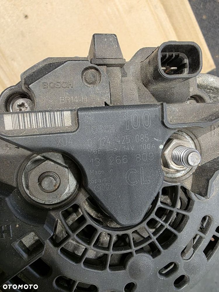 OPEL ASTRA J ZAFIRA C MERIVA B MOKKA 1.4 TURBO ALTERNATOR 100A 13266809 - 2