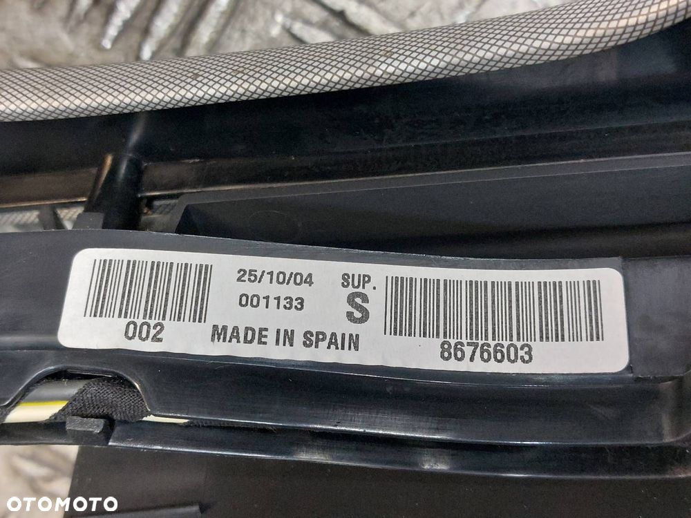 TUNEL ŚRODKOWY PODŁOKIETNIK VOLVO C70 I 8676603 9192277 9158965 - 8