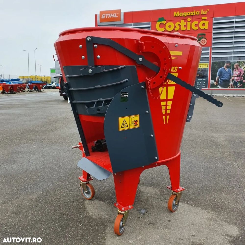 Fimaks Remorca tehnologica verticala purtata Fimaks model FMV 1,5S, 1.5 m3, produs nou, stoc Ploiesti, matricola 2023 - 3