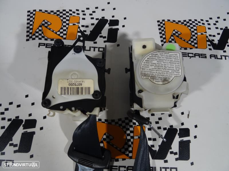 Conjunto De Cintos Audi A4 (8E2, B6) Cintos Traseiros Audi A4 B6 Seda - 5