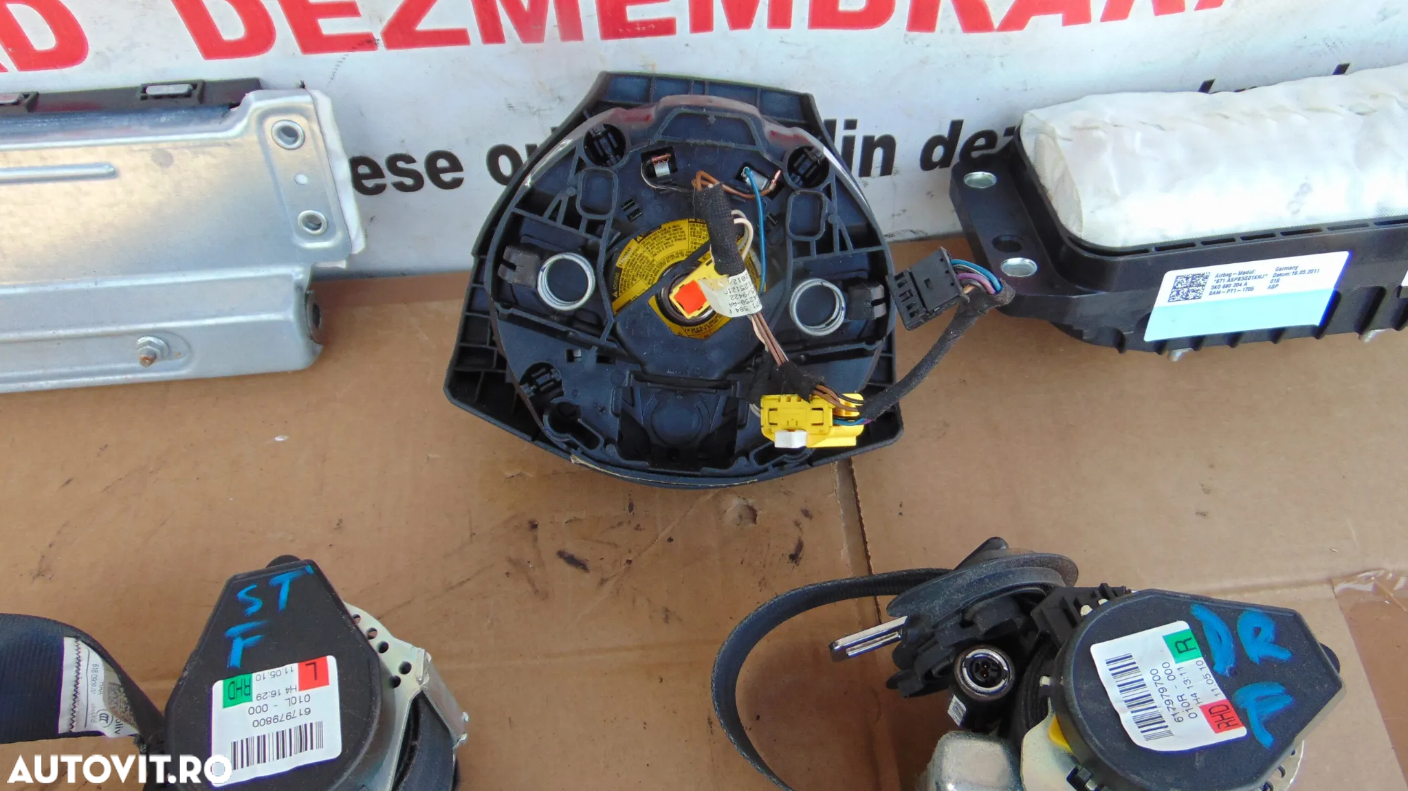 Airbag volan VW Golf 6 Polo 6R Passat B7 jetta airbag sofer stanga volan - 2