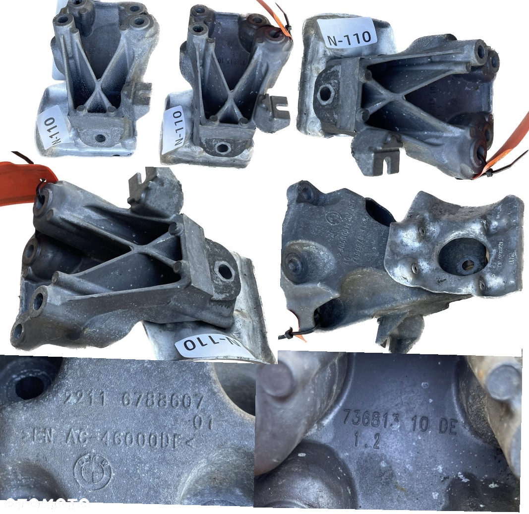 Tania wysyłka 10 zł Łapa Poduszka Skrzyni Silnika Peugeot 207 1.4 06-12r AUDI SEAT SKODA VW 03-18r BMW E81 04-13r F20 11-19r Opel ADAM Corsa D E 06-19r - 24