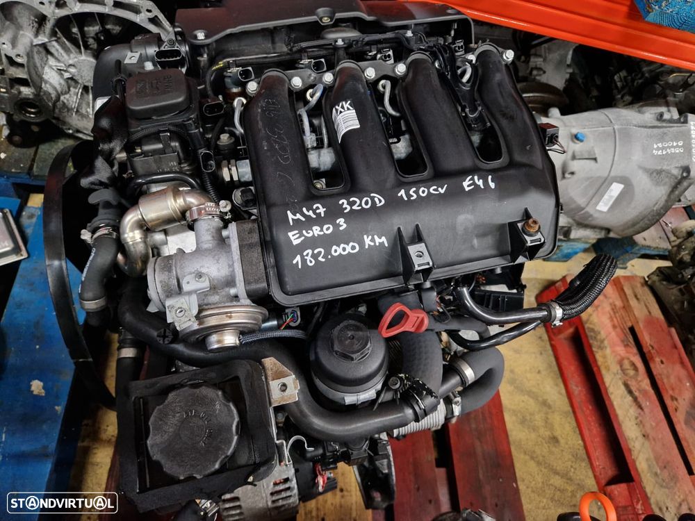 Motor usado M47D20 BMW 320D E46 150CV EURO 3 M47 - 1
