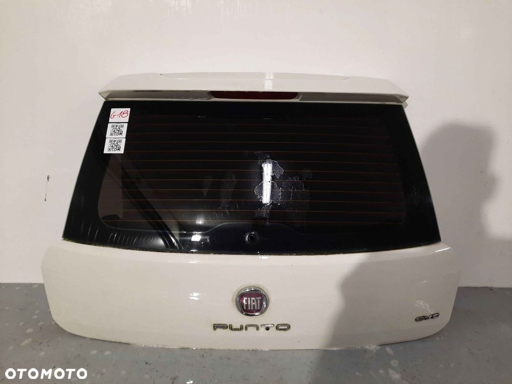 } KLAPA TYŁ TYLNA BAGAŻNIKA DO FIAT GRANDE PUNTO EVO 296/A BIAŁA - 1