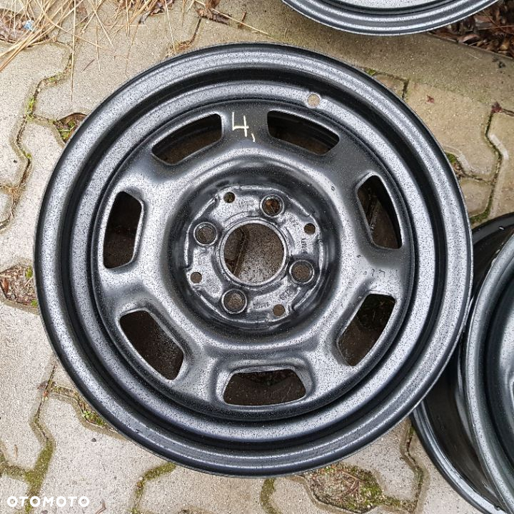 2x 6x14 ET38 4x100 Nowy komplet felg stalowych Seat, VW - 2