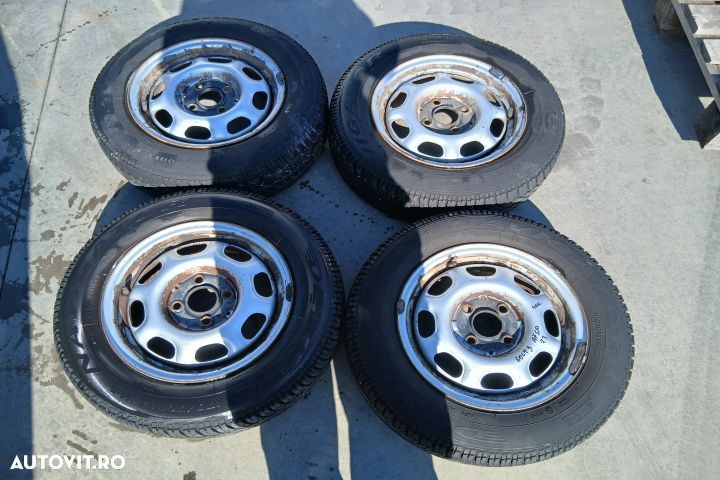 Jante tabla cu anvelope 13 - set 175/70 R13 1H0601025A ET38 51/2JX13H - 1