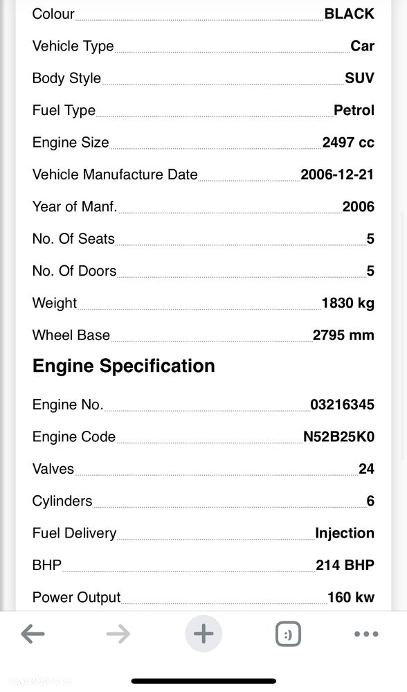 Silnik BMW X3 2.5  E83 N52 n52b25 n52b25k0 film video  x3 e83 160kw/218 koni - 12