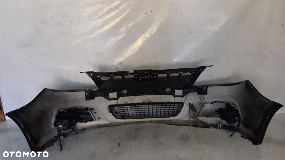 ^ ZDERZAK PRZÓD PRZEDNI OPEL VECTRA C LIFT FL Z20R CZARNY HALOGENY - 5