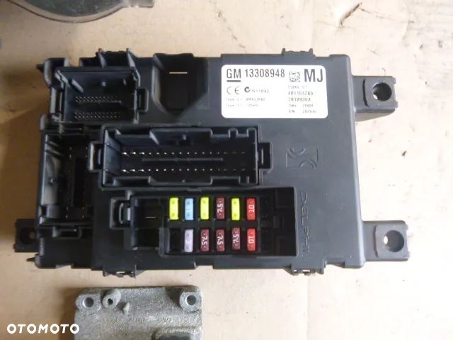 ZESTAW STARTOWY STACYJKA KOMPUTER IMMOBILIZER LICZNIK OPEL CORSA D 1.2 16V - 14