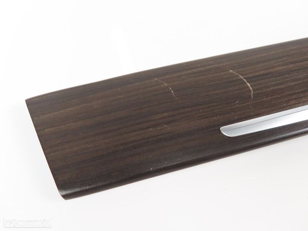 Friso do Cinzeiro em Madeira Natural Seminovo/ Original BMW 7 (F01, F02, F03, F0... - 2