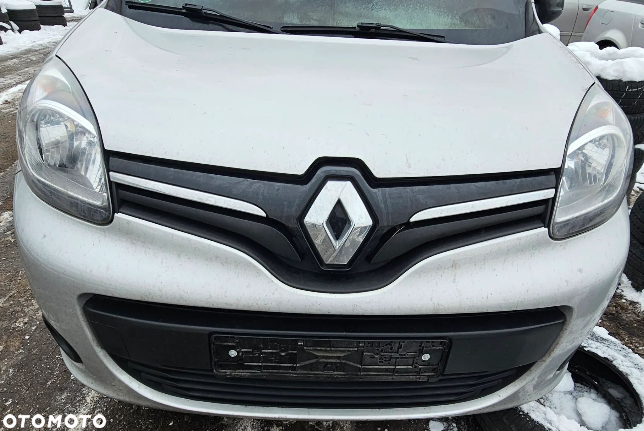 Przód kompletny Renault Kangoo 1.2 maska lampy błotniki pas chłodnice zderzak komplet - 1