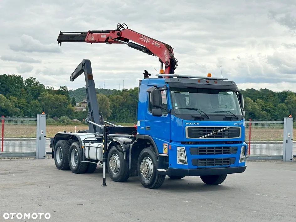 Volvo FM 12.420 * HAKOWIEC + FASSI F150A.21 * 8x4 * STAN BDB - 2