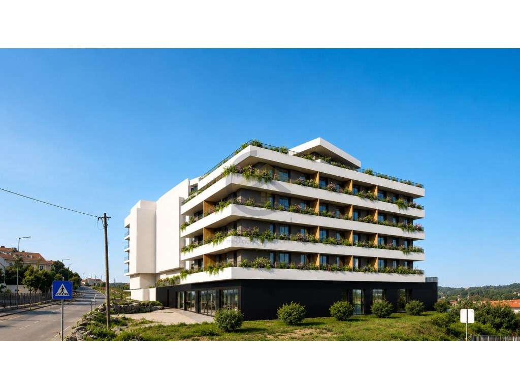 T1+1 | A42 a 5 min | Bellevue Residence | Varanda e garagem - Grande imagem: 2/8