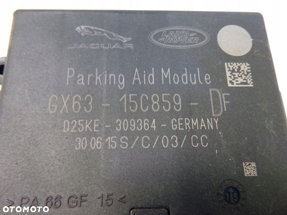 JAGUAR XE X760 MODUŁ PARKTRONIC CZUJNIKÓW PARKOWANIA PDC ORYGINAŁ - 6
