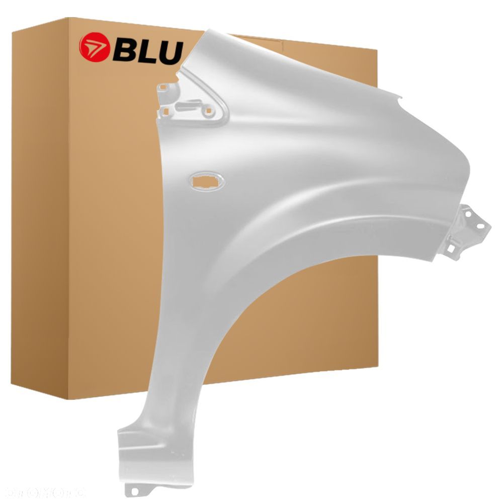 BLU Błotnik TOYOTA AYGO I 1E7 prawy srebrny 05-14 przód SilverStreak MerlanSilber - 1