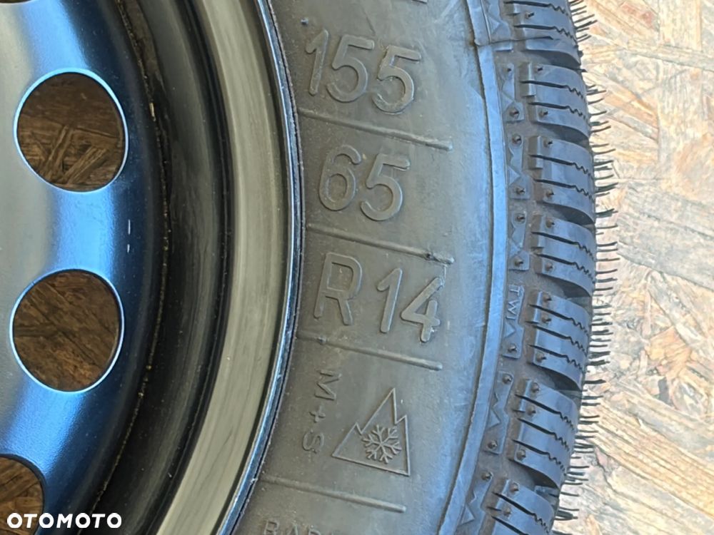 Felgi koła stalowe opony zimowe 4x100 4,5Jx14 ET39 155/65R14 - 9